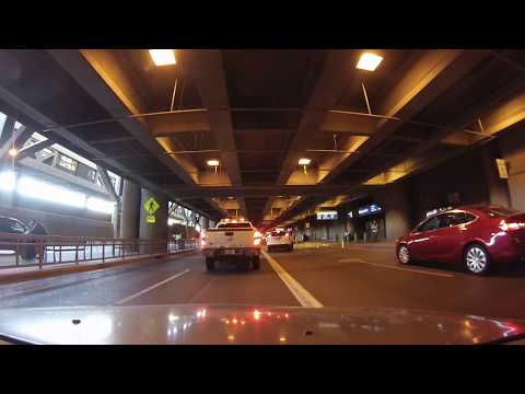 Driving through Phoenix Sky Harbor International Airport