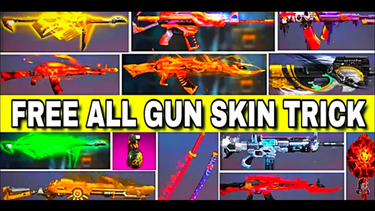 Free Fire Get ALL Legendary Gun Skin Completly Free Free 😱|| New Trick