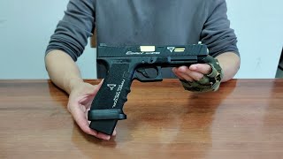 Glock 34 TTI Combat Master Soft Bullet Toy Gun Unboxing 2024 screenshot 1
