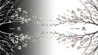 Life And Death 4K Wallpaper & Screensaver Black And White Minimalist Background No Sound