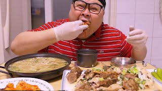 「혼밥 가이드」 갈비탕+삼계탕=갈계탕│지구를 정복하러 왔다 Mukbang Eatingshow [ Galbitang, Samgyetang ]