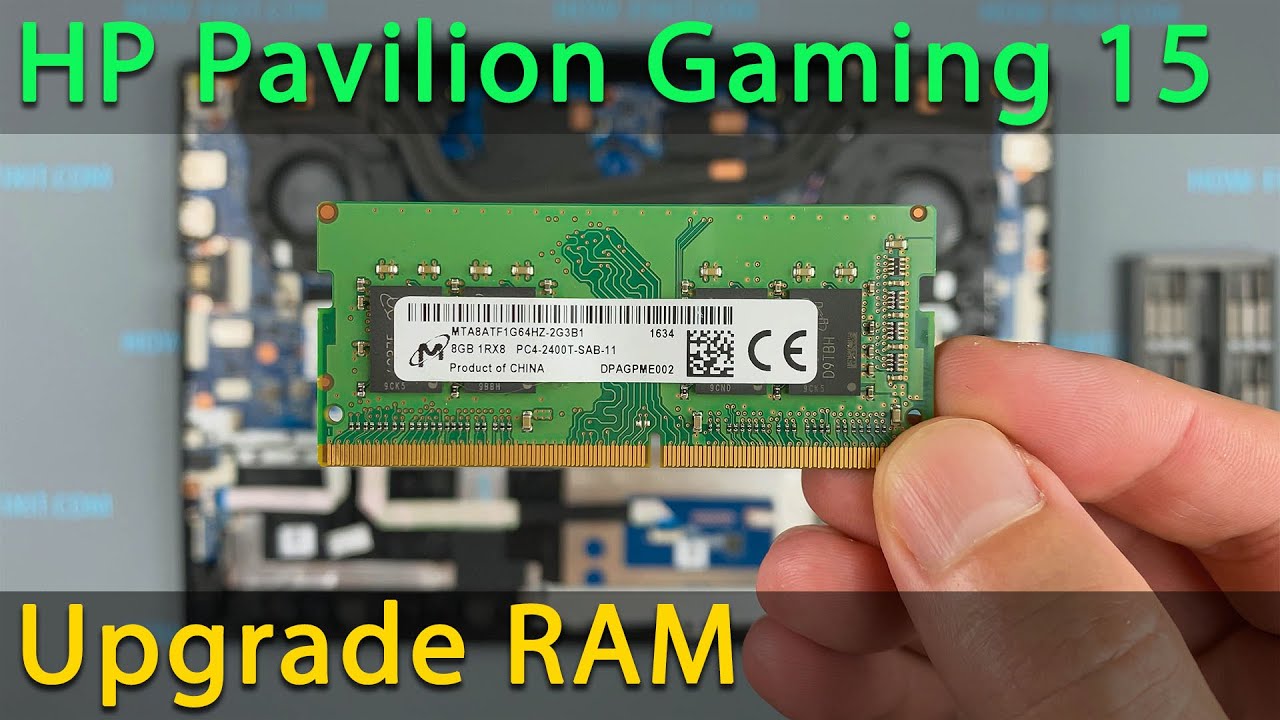 Pavilion Gaming 15 Upgrade - YouTube