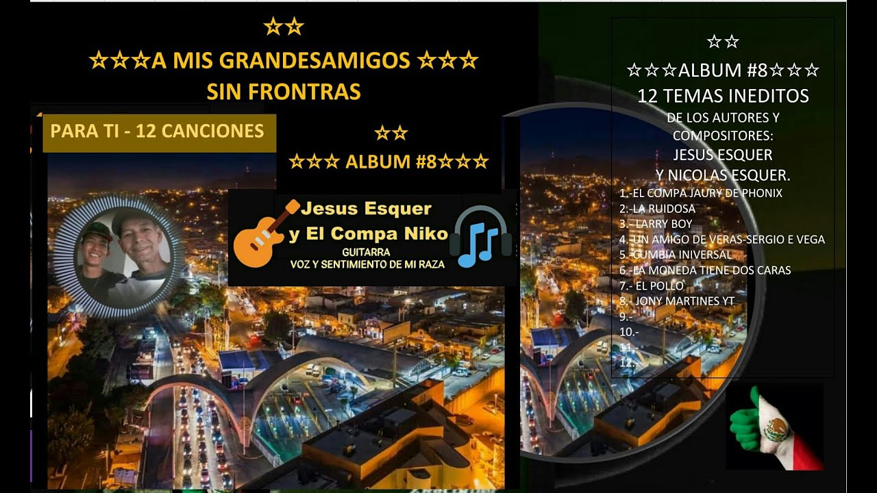 "EL COMPA LARRY BOY" - Jesús Esquer Y El Compa Niko _ A MIS GRANDES AMIGOS SIN FRONTERAS_ALBUM No8