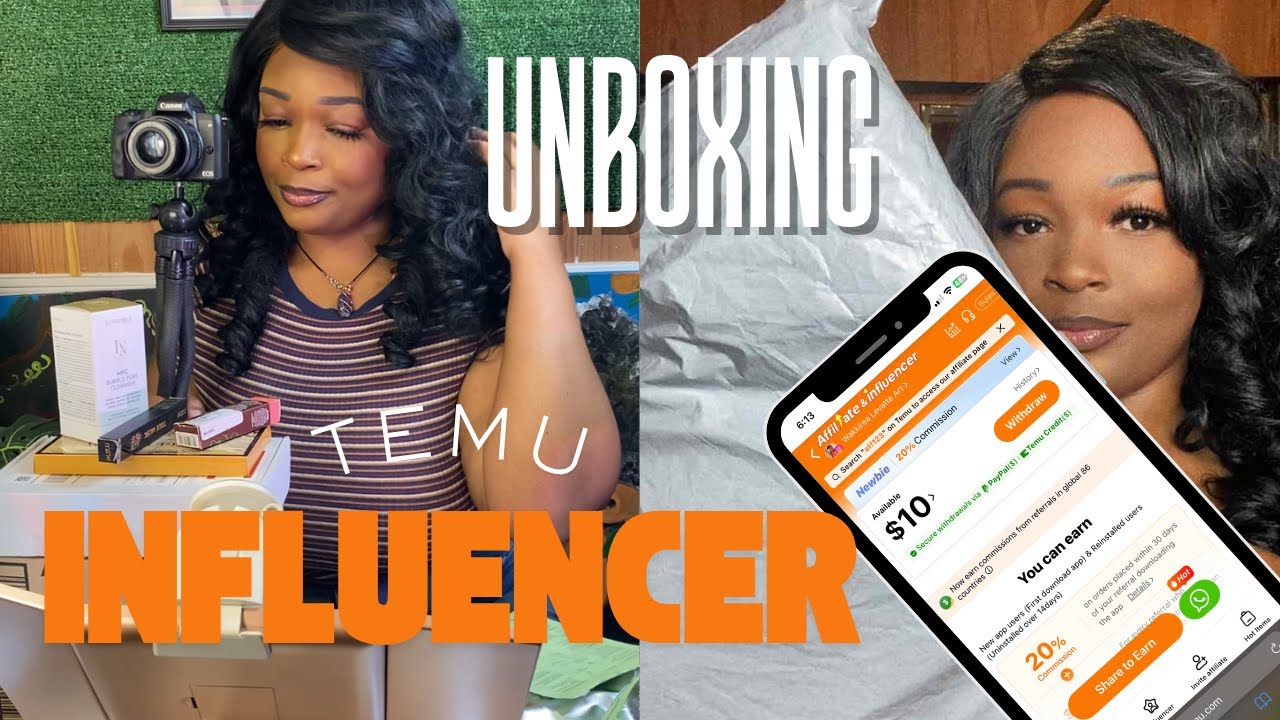 TEMU Influencer & Affiliate Program | Mini Unboxing 