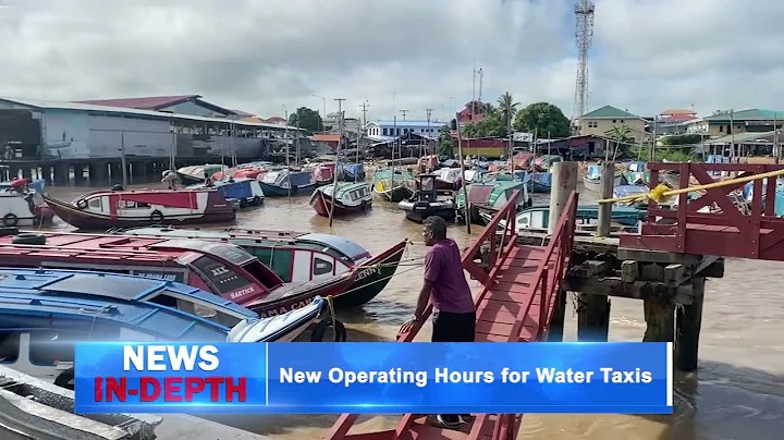 New Operating Hours for Water Taxis
