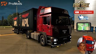 Euro Truck Simulator 2 (1.35) 

MAN F2000 19.414/604 1.35 Promods 2.41 Vienna to Trnava + DLC's & Mods
https://sharemods.com/nxxd0f9874kk/MAN_F2000_19.414.zip.html

Support me please thanks
Support me economically at the mail
vanelli.isabella@gmail.com

R