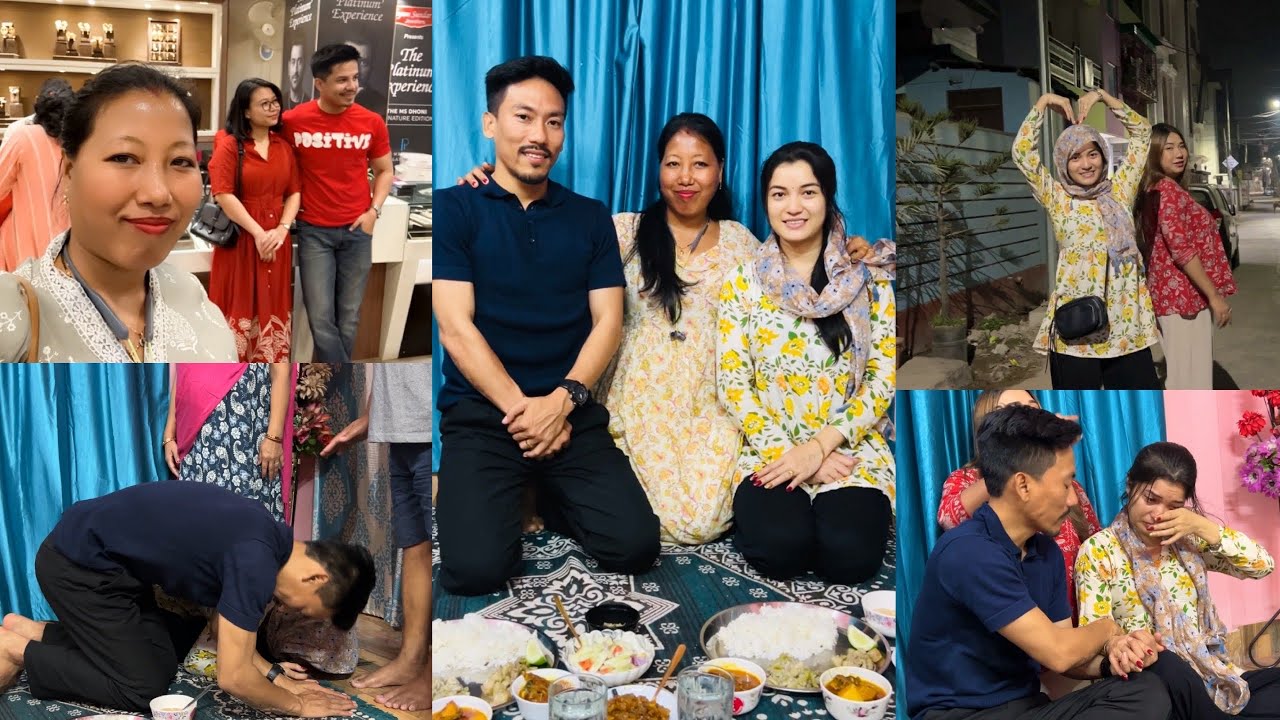 Tripura ki famus actress Biva Jamatia ko ghar pe khane ka dawat//Hone wali dulhan//village vlog