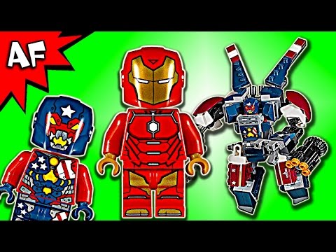 Lego Marvel IRON MAN Detroit Steel Strikes 76077 Speed Build