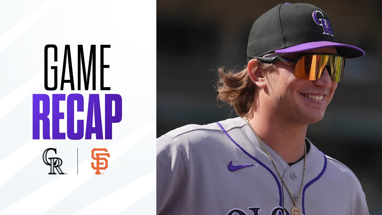 Rockies vs. Giants Game Highlights (8/16/26) | MLB Highlights