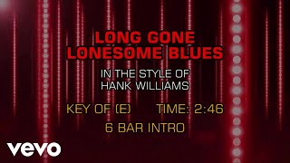 Miniatura de "Hank Williams - Long Gone Lonesome Blues (Karaoke)"