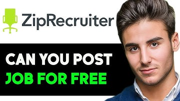 CAN YOU POST A JOB ON ZIPRECRUITER FOR FREE 2025! (FULL GUIDE)