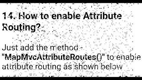 MVC Interview Questions And Answers-Part 1