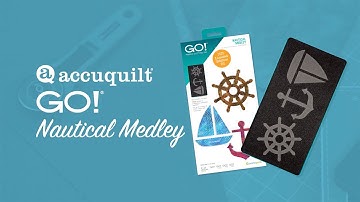 Create DIY Beach Decor with the new AccuQuilt GO! Nautical Medley Die!