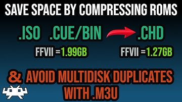 Compress roms to chd / Avoid multi-disk duplicates with m3u