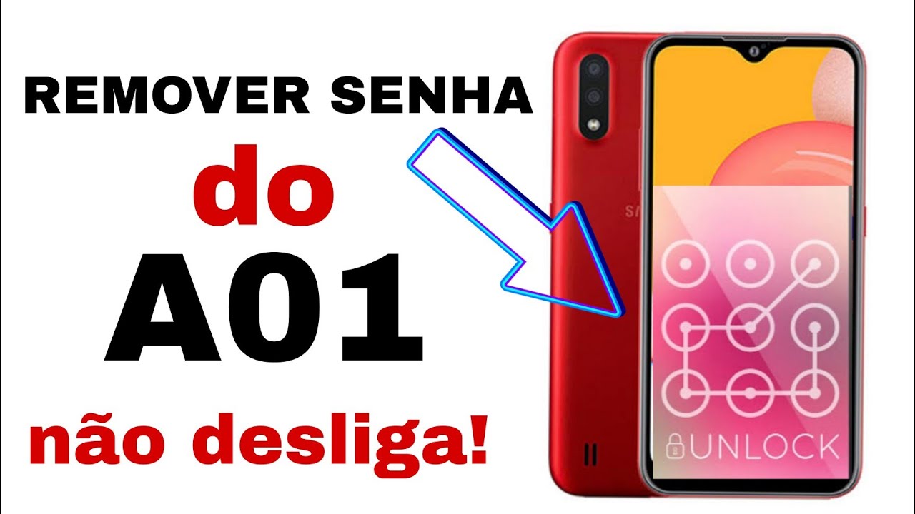 como formatar o samsung A01 remover a senha padrao e do pin quando nao desliga bem simples