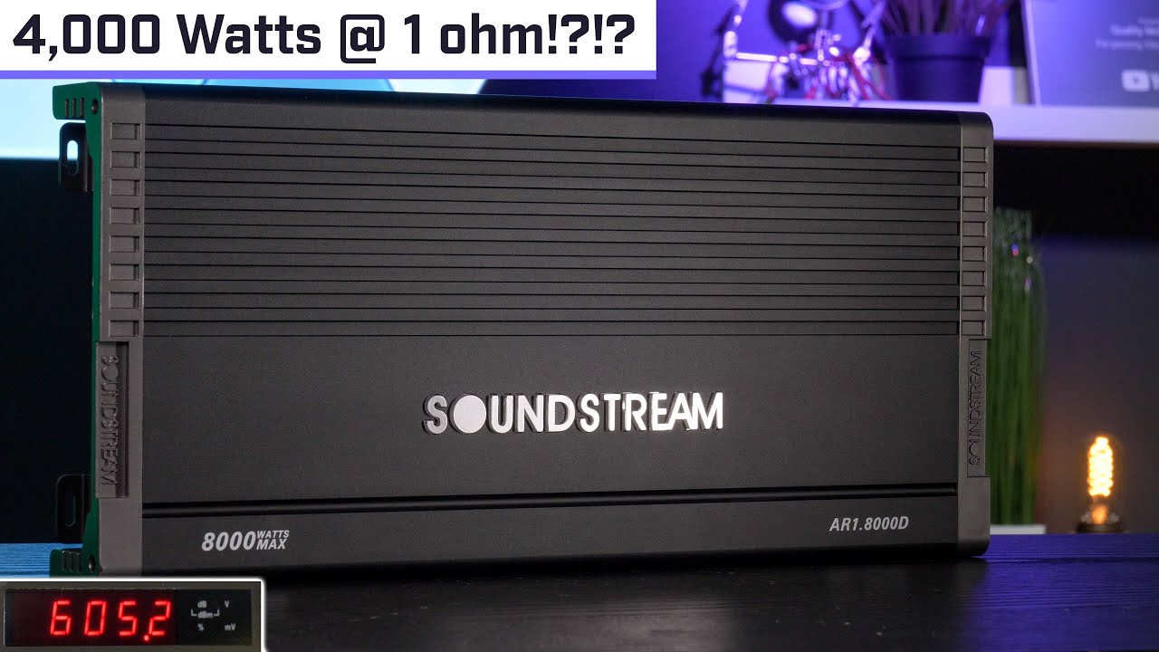 Soundstream AR1.8000D - 4,000W RMS @ 1 ohm??? Come on...