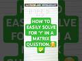 Matrices and Determinants #matrix #matrices #determinants #matricesanddeterminants #mathshorts