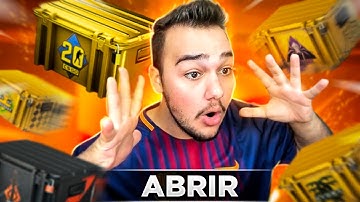 Abri TODAS as CAIXAS da HISTÓRIA do CSGO! *Caixas Raras na Valve* - CSGO Open All Cases