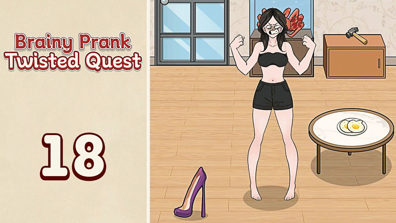 Brainy Prank: Twisted Quest Level 18 Spider Girlfriend | Every Puzzle Solved! 🎯