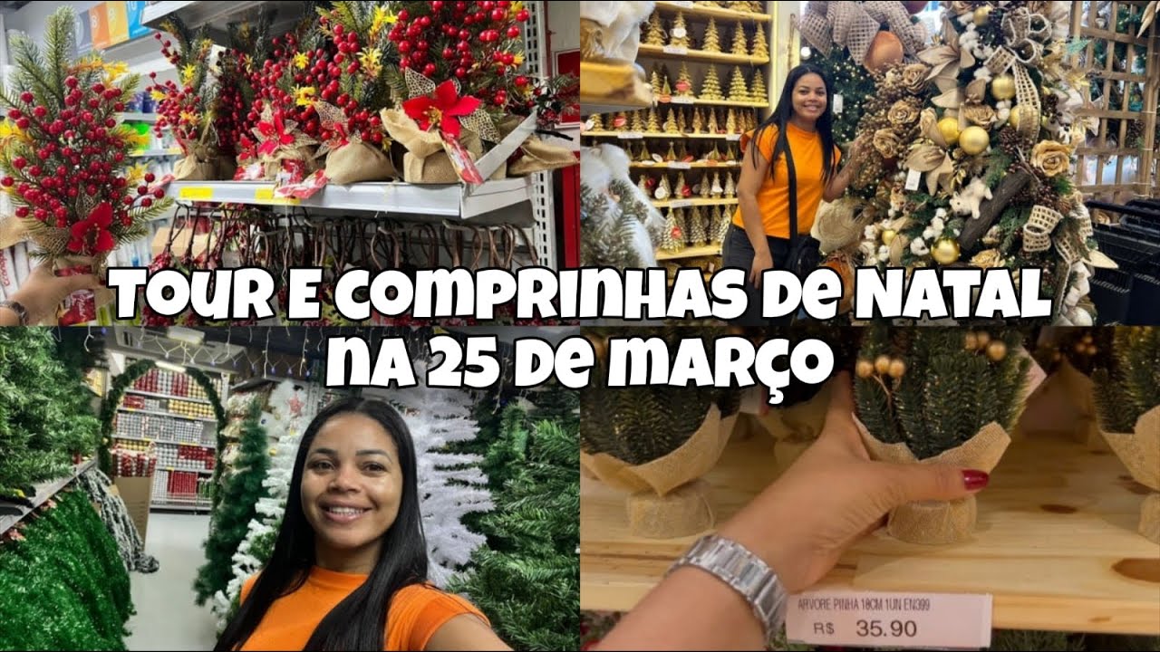 TOUR NATAL CHEGOU !!DECORAÇÕES NATALINAS- AS LOJAS ESTÁ CHEIA DE DECORAÇÃO DE NATAL 2025 TENDÊNCIAS 