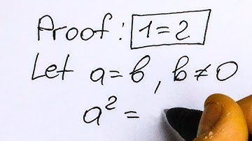 Proof 1=2 | Where is a Mistake?
