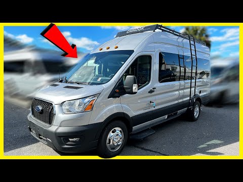 Separate SHOWER And TOILET! New 2023 Chinook Bayside Ford Transit Camper Van Conversion