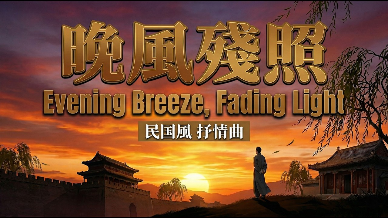 【民國抒情】晚風殘照 Evening Breeze, Fading Light | 催淚抒情中文歌 (Beautiful & Touching ...