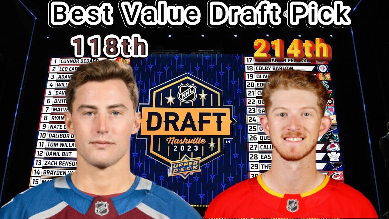 Every NHL Teams Best Value Draft Pick