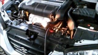 Hyundai Elantra 2l 2006 F4a42 Automatic Transmission Fluid Change Service Youtube