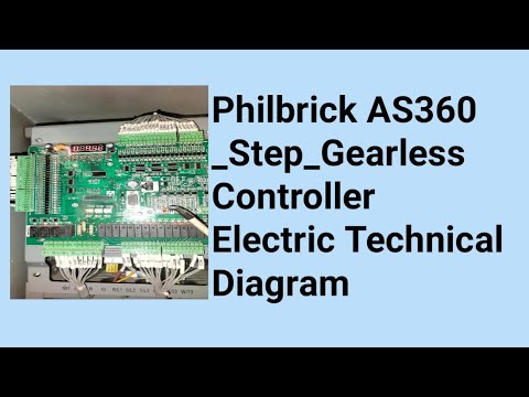 Philbrick AS360_Step_Gearless Controller Electric Technical Diagram