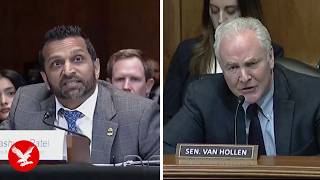 FBI Director Kash Patel clashes with Democrat senator over excessive drinking allegations screenshot 1