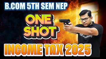 B.COM 5TH SEM INCOME TAX 2025-26 | Complete Syllabus PYQ | #bcom5thincometax