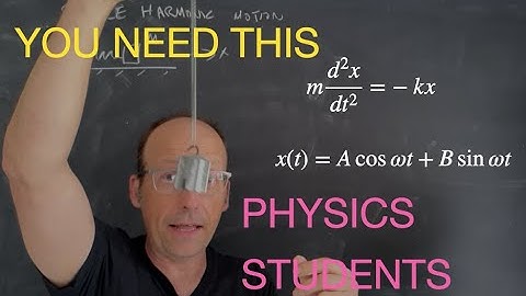 Simple Harmonic Oscillator: Every Physics Student Needs to Know This
