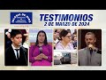 Testimonios 2 de marzo de 2024 - Iglesia de Dios Ministerial de Jesucristo Internacional #IDMJI