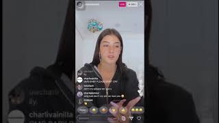 Charli talking about Chase and Nessa on live (8/07/2020)