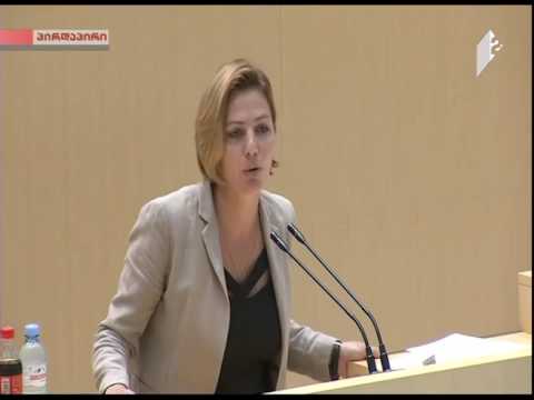 ანა დოლიძისა და ირაკლი კობახიძის დაპირისპირება პარლამენტში 26.07.17
