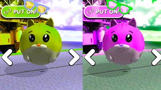 CAT 😺 BALL v/s PINK CAT 😺 BALL || Going Balls 🏀 Colour reaction 😱 Super Speedrun 🔥 gameplay  screenshot 2