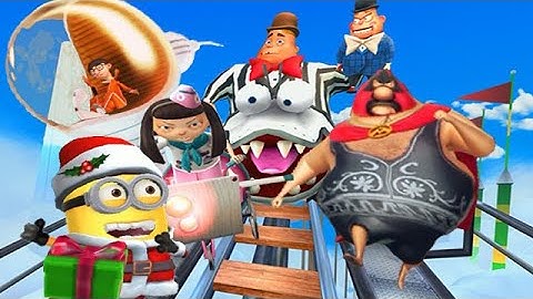 Despicable Me 2: Minion Rush Santa Minion Vector | Meena | Pollo Locos | Jack in The Box Boss