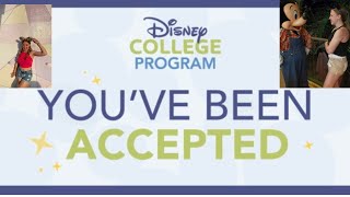 Disney College Program Fall '24 Application & Acceptance!