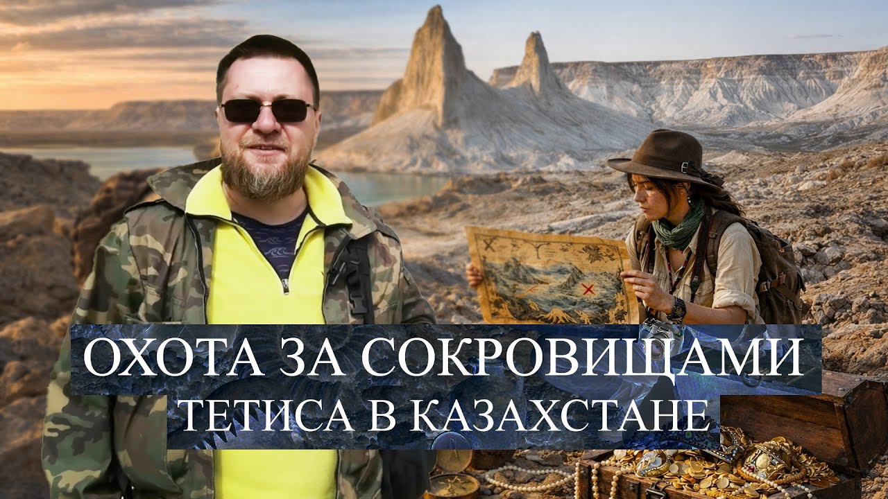 Древний океан Тетис: Научный тур и поиск аммонитов в Казахстане.