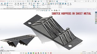 Solidworks Tutorial # 222 Design in Sheet Metal Industrial Hopper in SOLIDWORKS  by SW Easy Design