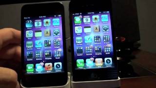 Retina Display Comparison: iPod Touch 4G vs iPhone 4 vs iPod Touch 2G/3G Resimi