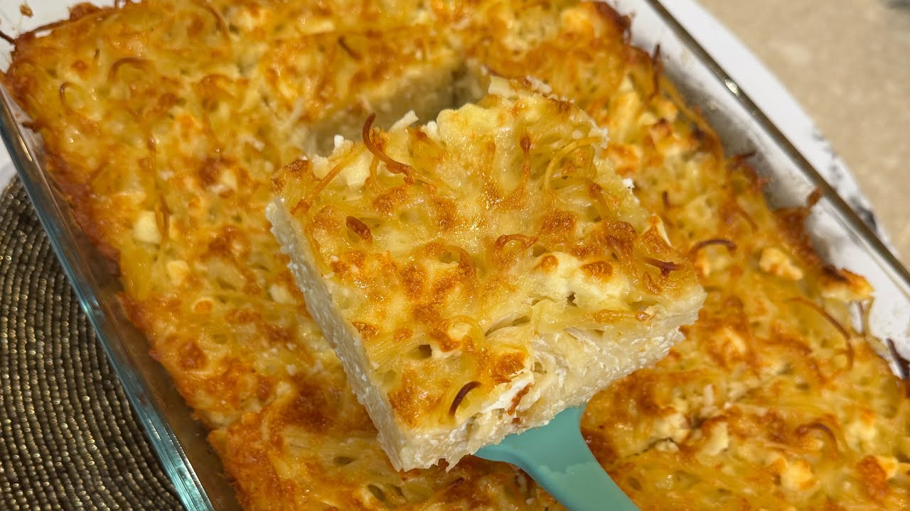 Recetë më të shijshme NUK keni provuar!😍 Pastiçe e shpejtë me qumësht dhe djathë!☺️