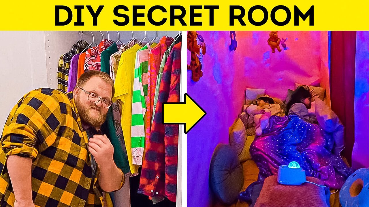 ⁣How to Build a Secret Room || Incredible Bedroom Makeovers