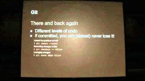 Python Bootcamp, Day 2, Video 9: Development 1 (Git)