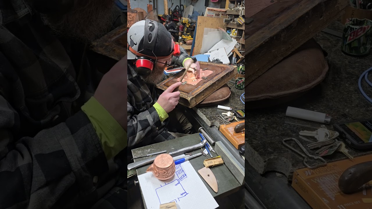 A bit of chasing and repousse