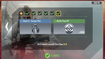 Call Of Duty Mobile Kill 3 Enemies using BR Class Chips