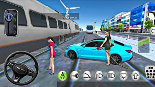 3D Driving Class Games - Car vs Bullet Train 🚆🚆 Car Games Mobile screenshot 2
