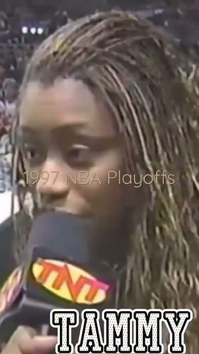 Tammy Anderson aka Tammy Roman || NBA Playoffs 1997 || Wife of Kenny Anderson