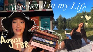 weekend living in germany || book shopping, August TBR &amp; picnic date
